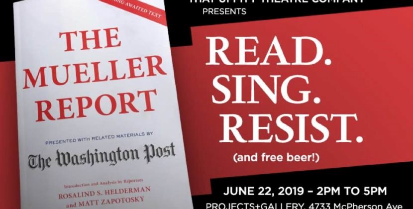 ‘The Mueller Report’ Event: Read, Sing, Resist in CWE