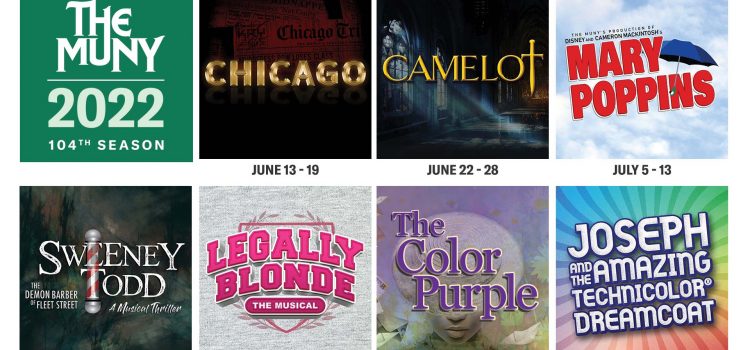 Muny Announces 7-Show Schedule for 104th Season; Two Premieres