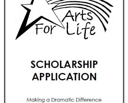 Arts For Life Accepting Scholarship Applications – Deadline May 25
