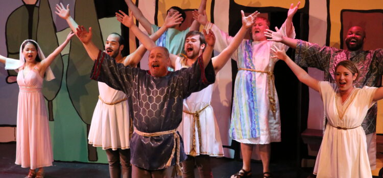 Spry Cast Goes For Laughs in Outdated ‘A Funny Thing Happened On the Way to the Forum’